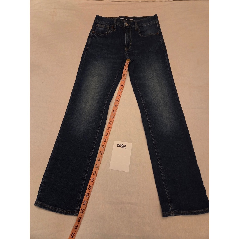 Old Navy Boys Relaxed Fit Straight Leg Jeans w/ Adjustable Waist - Size 12